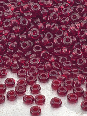 Garnet Red Seed Beads: Preciosa Czech Glass, 15g Pack