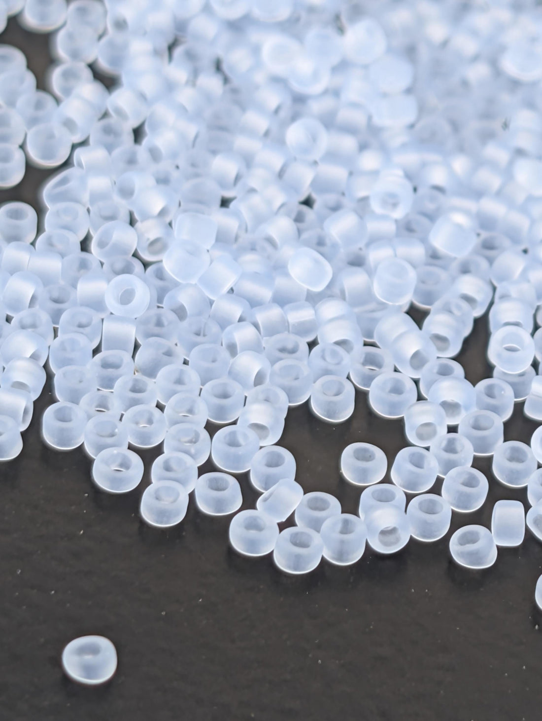 Ceylon Frosted Glacier Size 15/0 Toho Round 2.5" tube