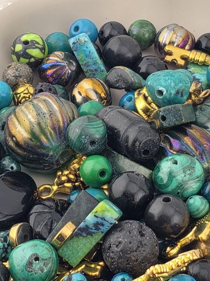 2oz "Magical Malachite Meritage" Gemstone Bead Soup Mix