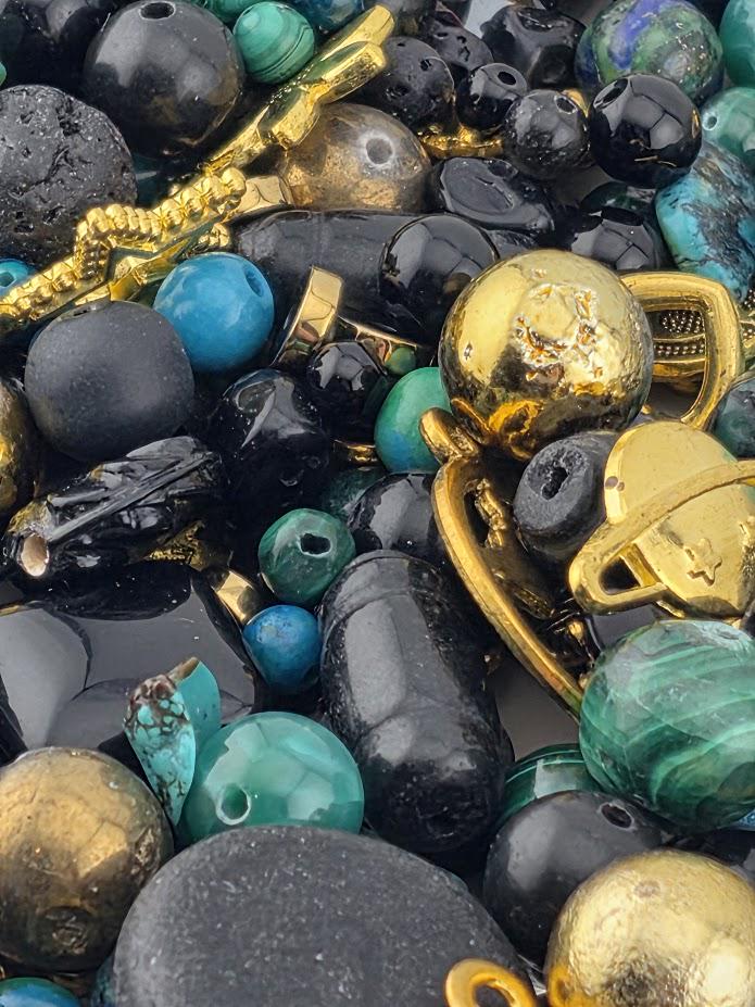 2oz "Magical Malachite Meritage" Gemstone Bead Soup Mix