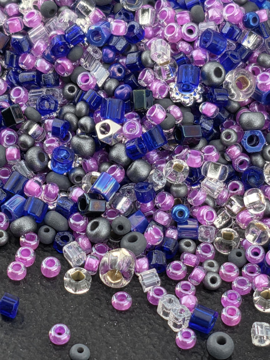 Learise Exclusive "Purple Rain" Seed Bead Soup, 20g