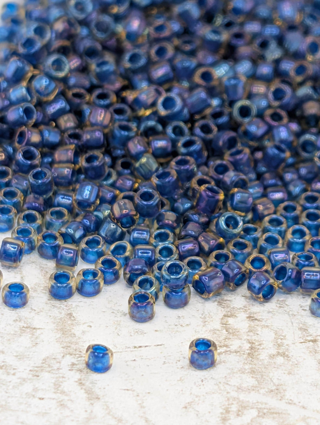 Toho Rainbow Light Yellow Seed Beads (Size 15/0, 2.5" Tube)