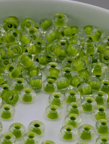 Seed Beads: Preciosa Terra Intensive Lime Green (Size 6, 20g Tube)