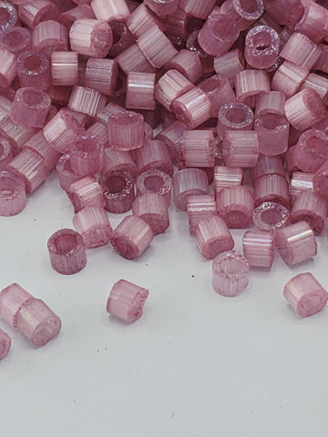 DB1806:Orchid Bloom Satin (D) (6 Gm Ea) Miyuki Delica (Size 11, 7 grams, ~1400 beads)