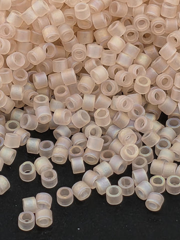 DB0868 Pink Mist Seed Beads - Translucent Matte Rainbow Miyuki