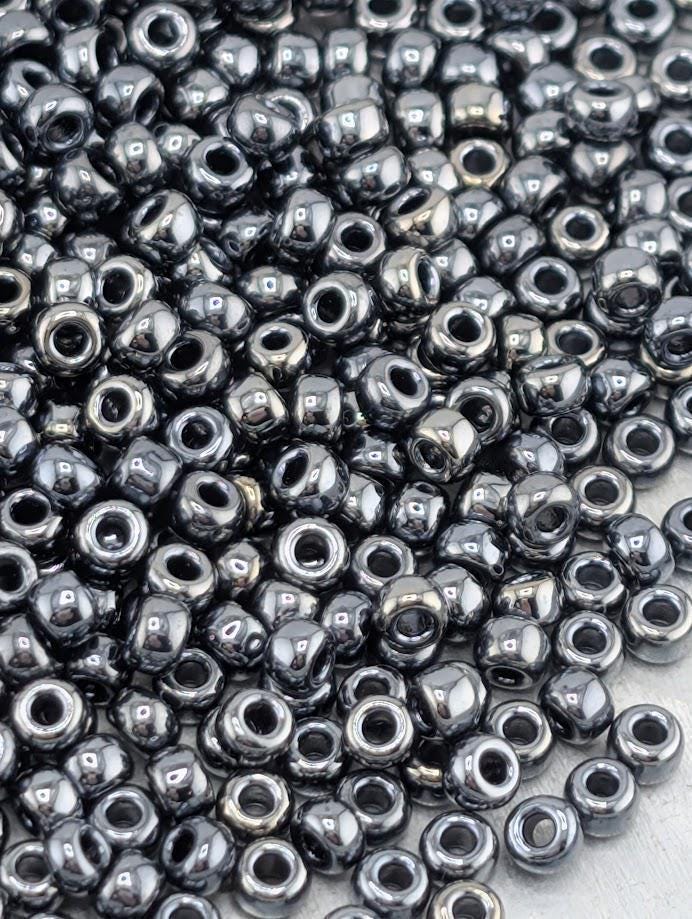 11-0451 Miyuki Rocailles 11/0 | Hematite Metallic20g