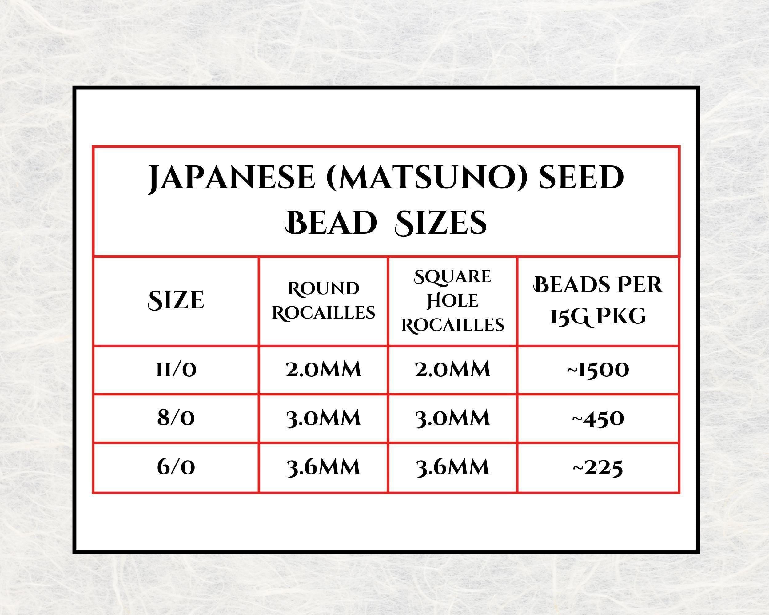 Matsuno Seed Beads: Matte Pale Blue Round with Square Hole - Size 6, 15g