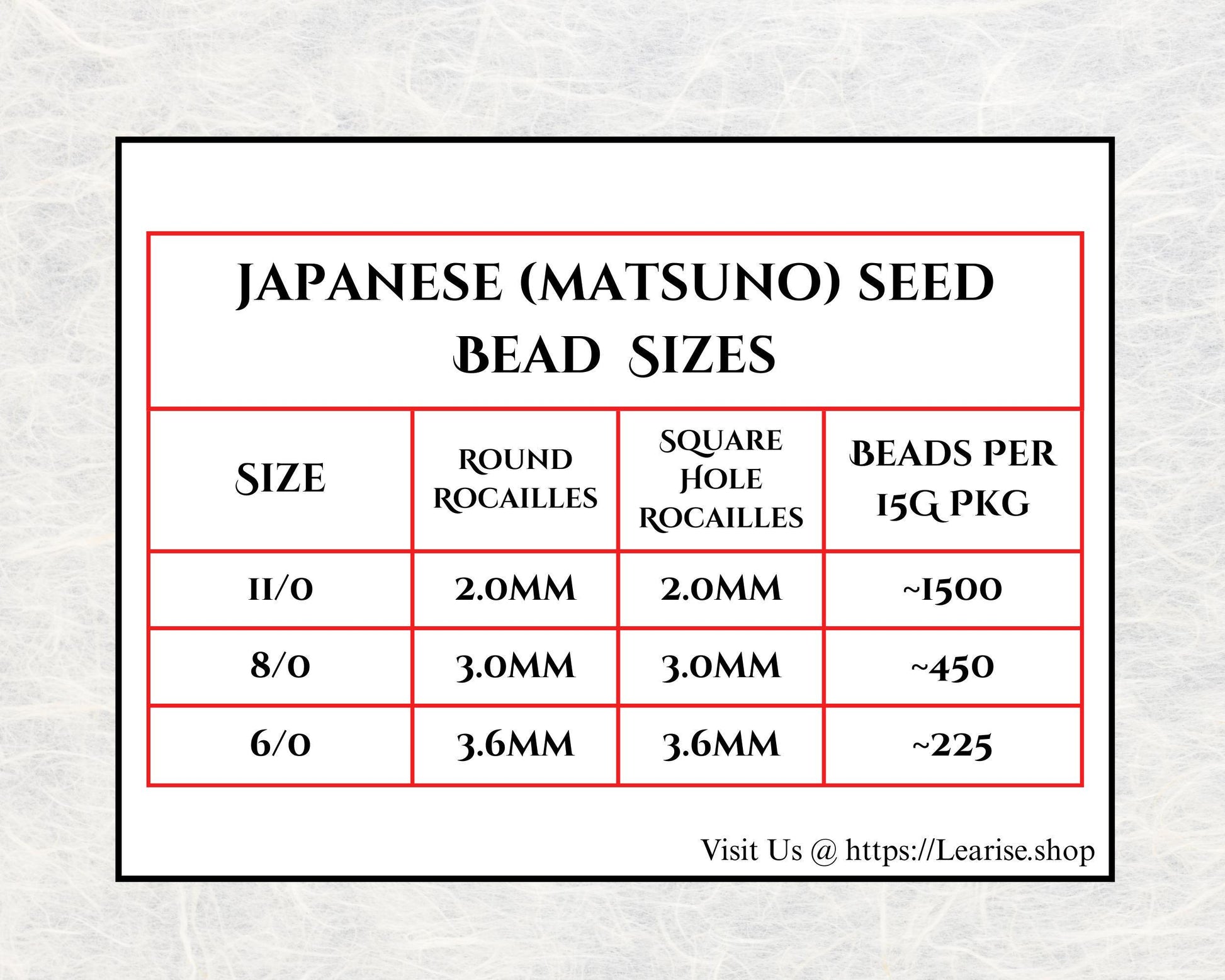 Rainbow Cream Soda Seed Beads: Matsuno Glass (Size 6, 15g Pack)