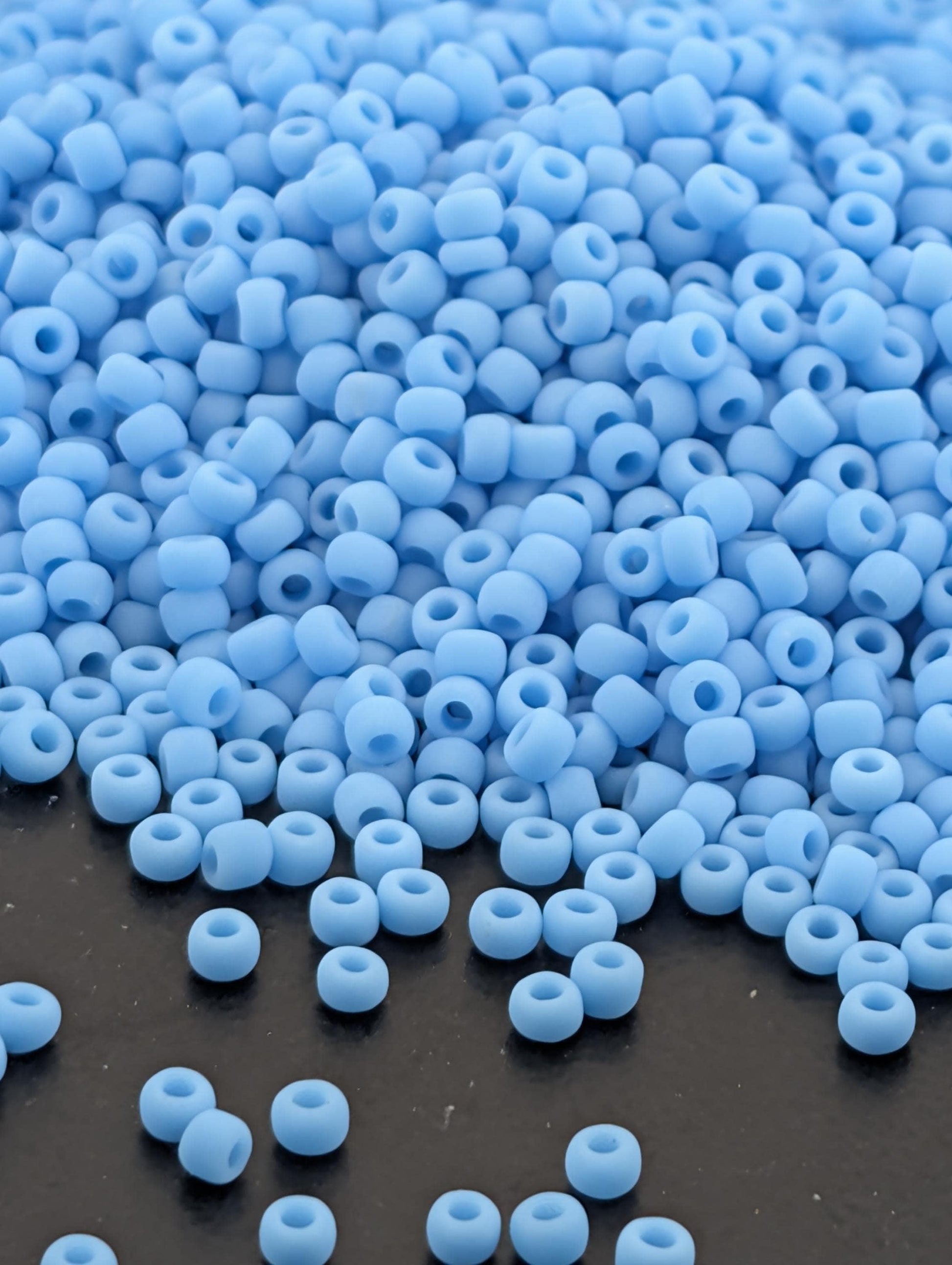 1993SB Opaque Matte Light Blue 11/0 Round Matsuno Seed Beads (15g, ~1650 pcs)