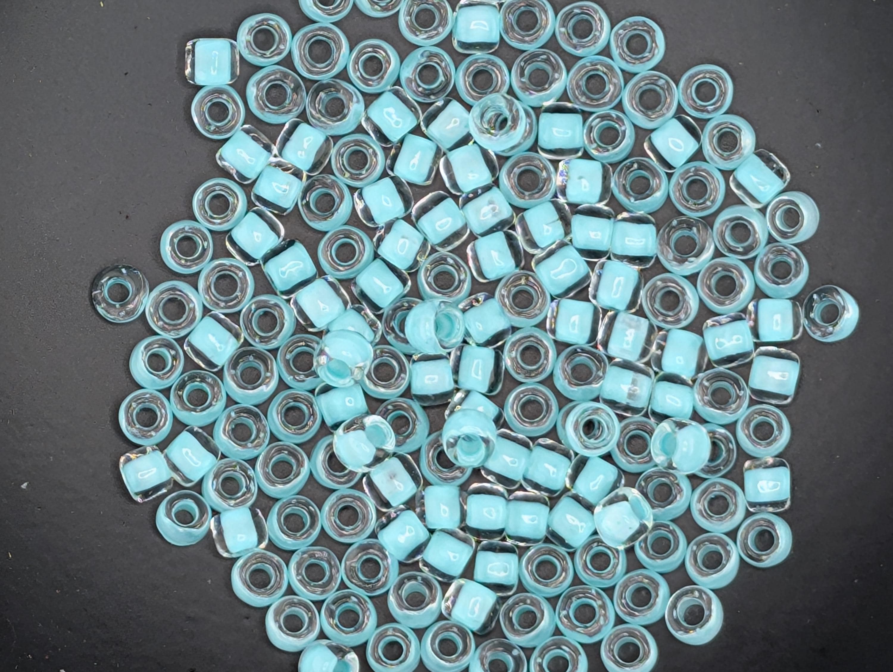 Seed Beads: Matsuno Translucent Sea Foam (Size 6, 15g Pack)
