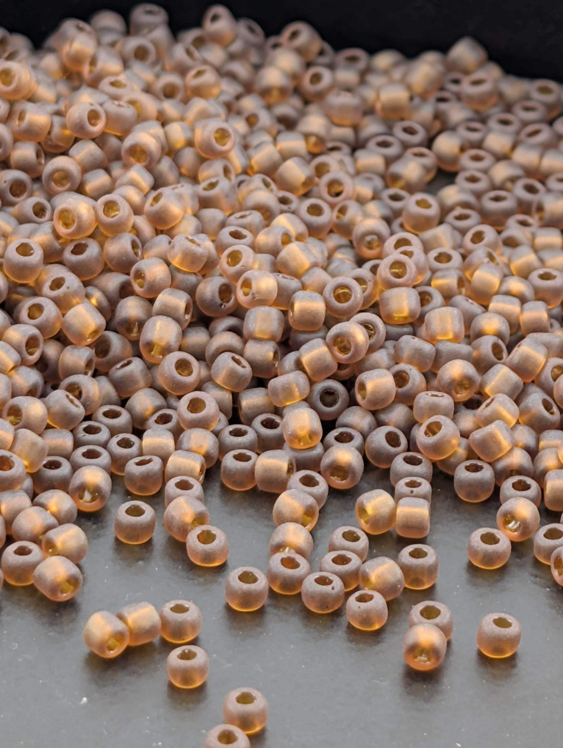 1920SB Translucent Matte Root Beer 11/0 Round Matsuno Seed Beads (15g, ~1650 pcs)