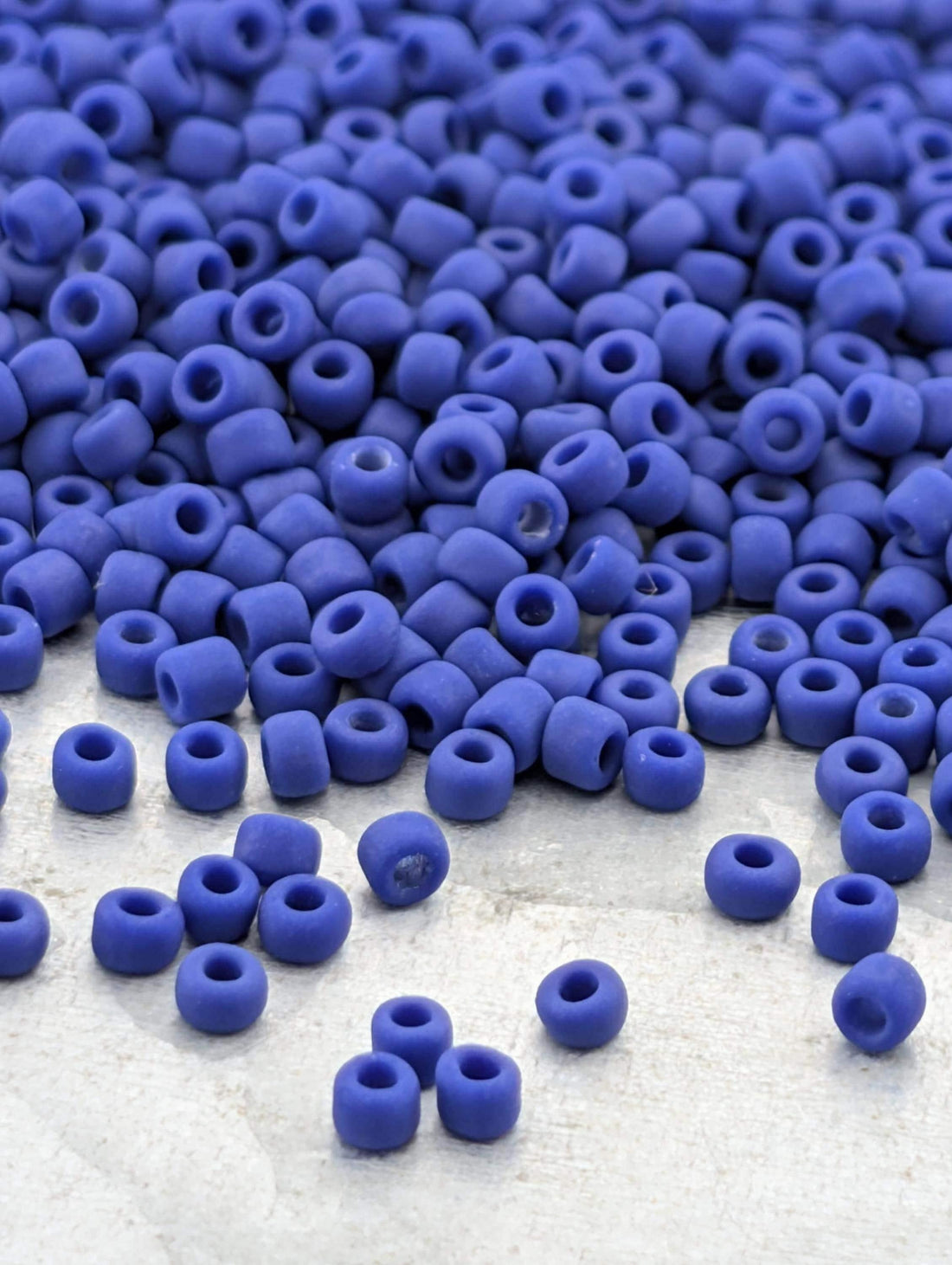 1985SB Opaque Matte Navy Blue 11/0 Round Matsuno Seed Beads (15g, ~1650 pcs)