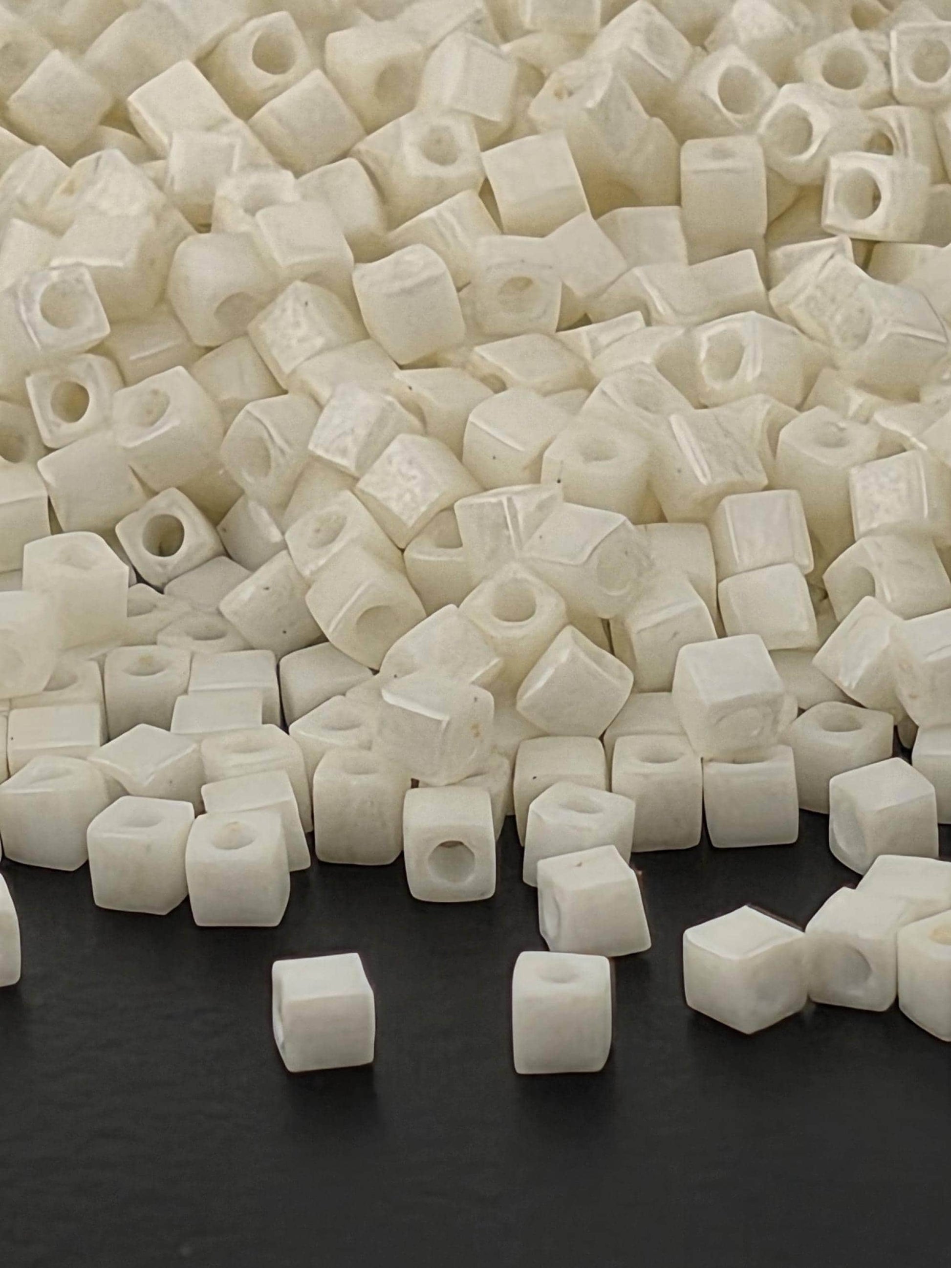 Miyuki Square/Cubes Eggshell Opaque Luster Size 1.5mm