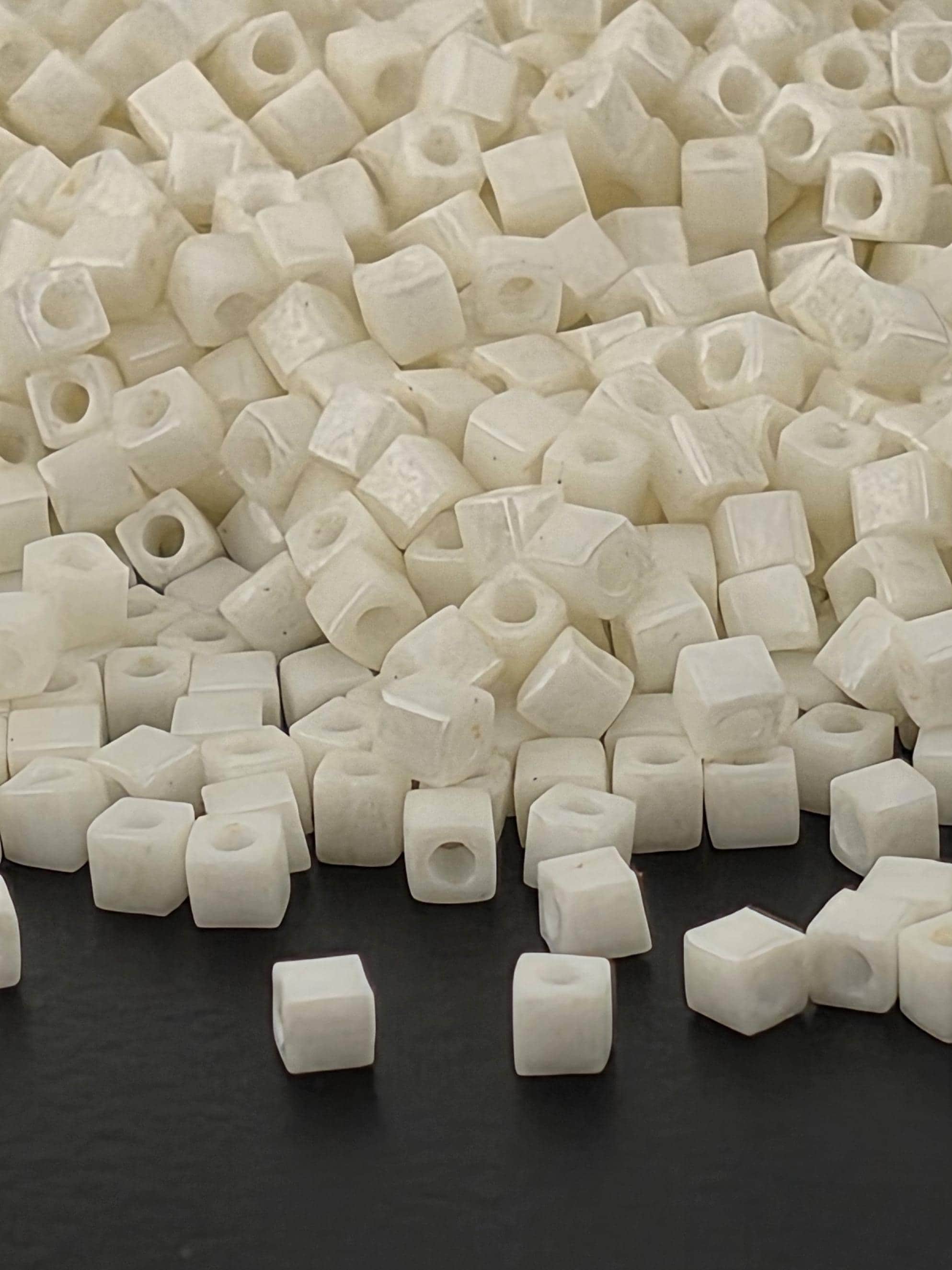Miyuki Square/Cubes Eggshell Opaque Luster Size 1.5mm