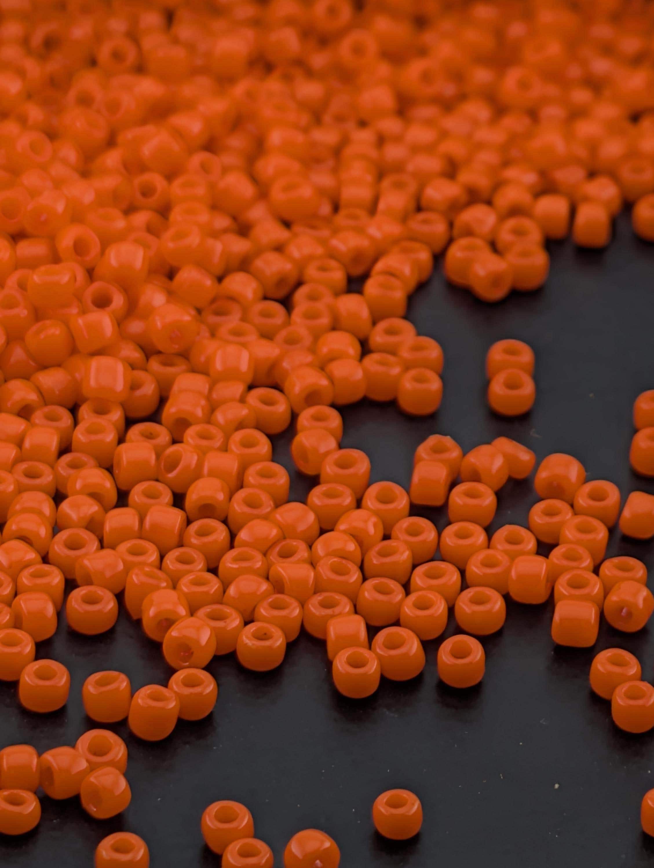 1792SB Opaque Dark Orange 11/0 Round Matsuno Seed Beads (15g, ~1650 pcs)