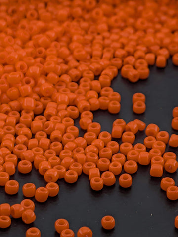 1792SB Opaque Dark Orange 11/0 Round Matsuno Seed Beads (15g, ~1650 pcs)