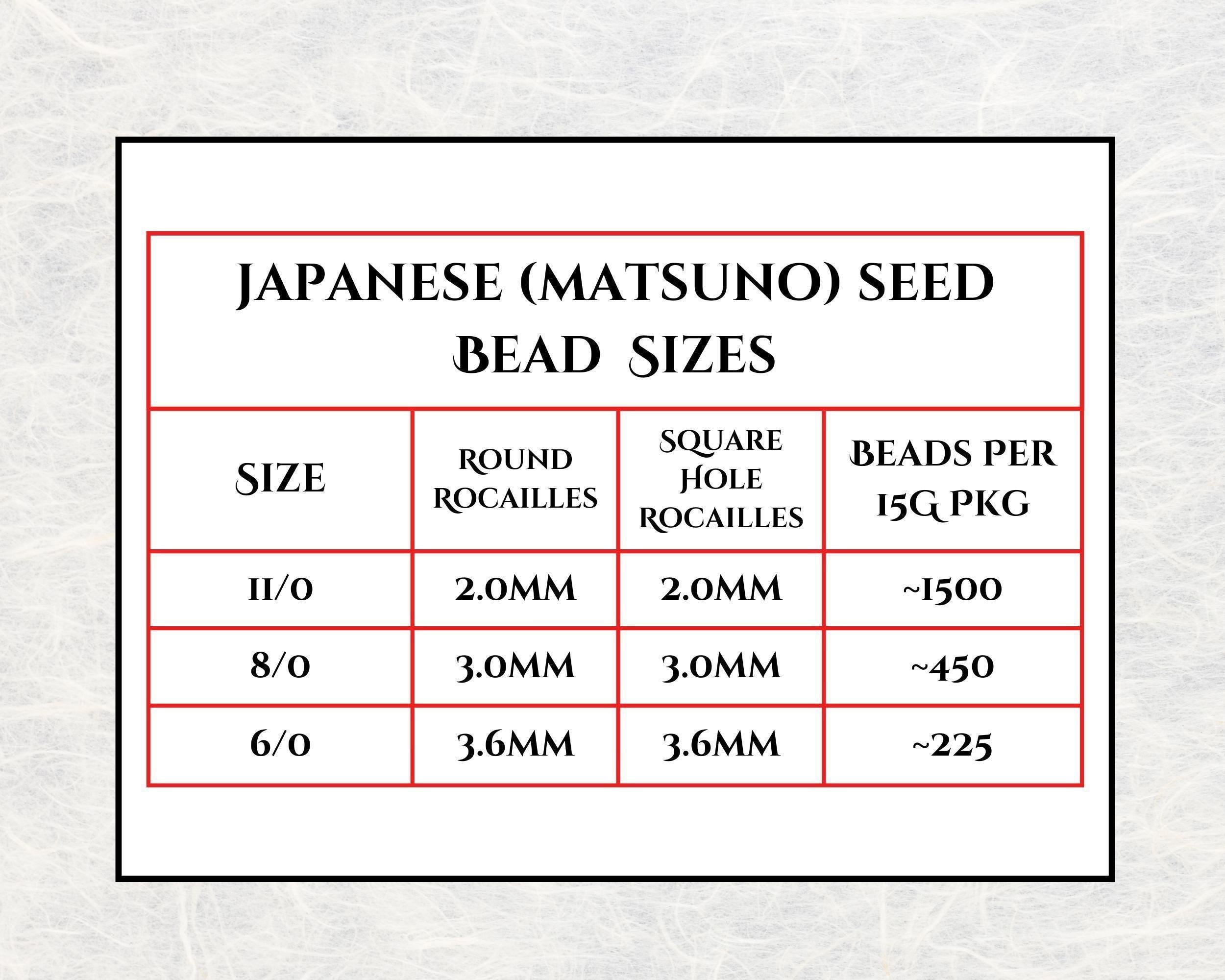 Light Blue Seed Beads: Transparent Silver Lined Matsuno 11/0