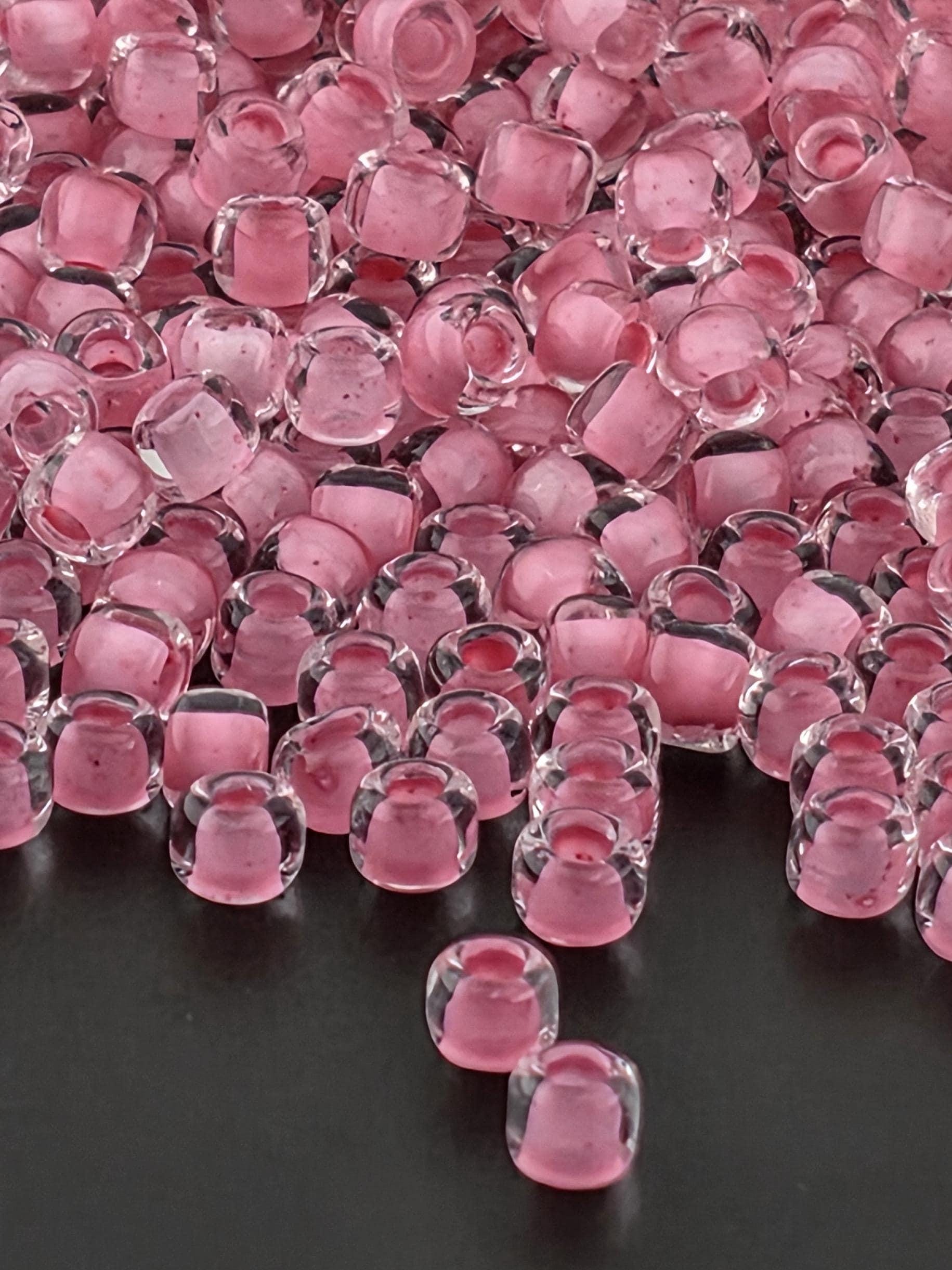 Matsuno Seed Beads: Dusty Rose Glass (Size 6, 15g Pack)