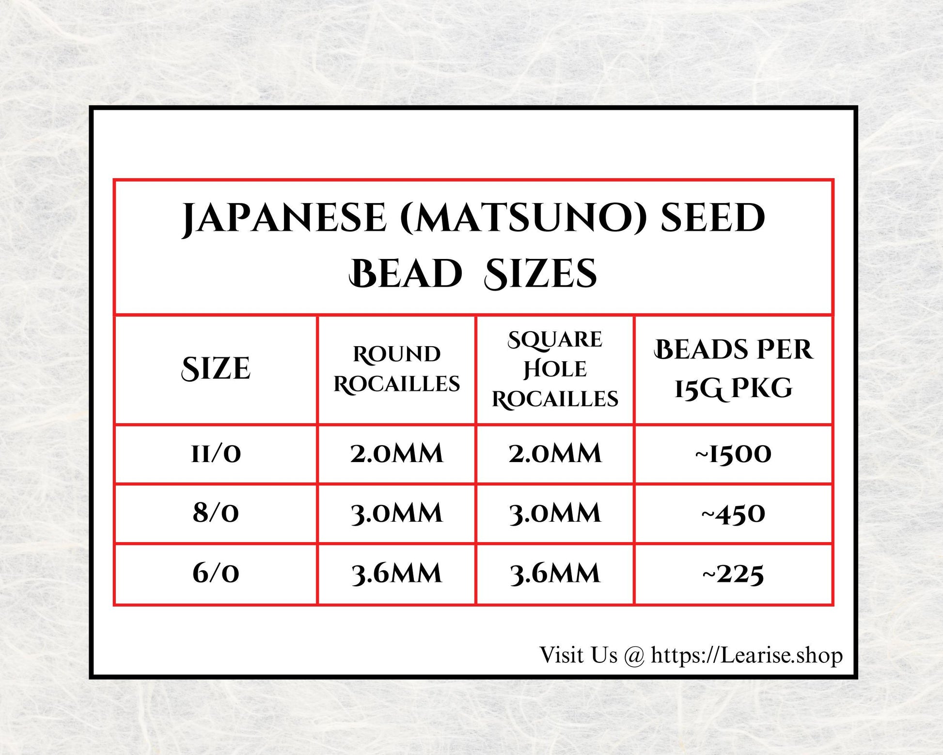 Matsuno Seed Beads: Dusty Rose Glass (Size 6, 15g Pack)