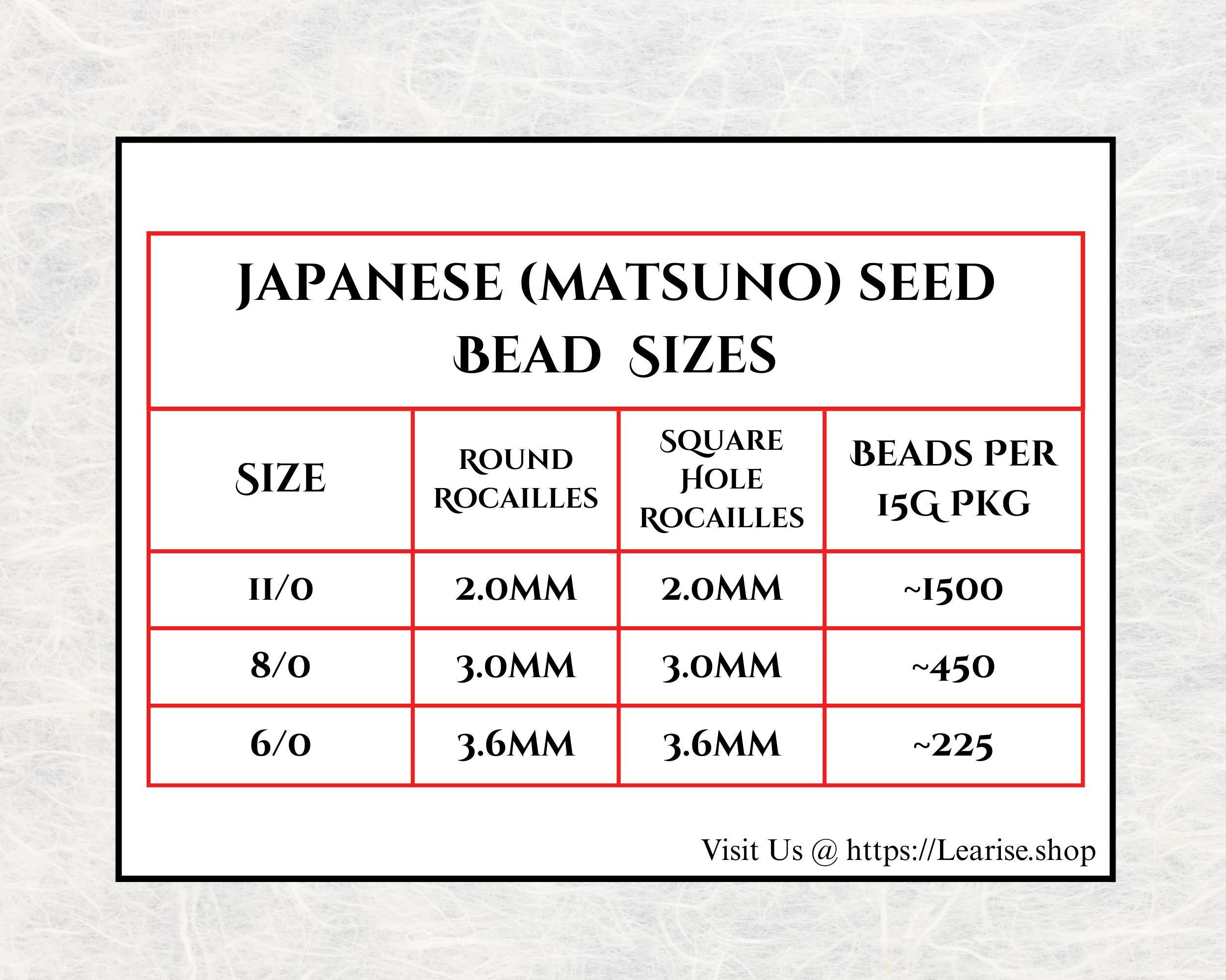 Matsuno Seed Beads: Dusty Rose Glass (Size 6, 15g Pack)
