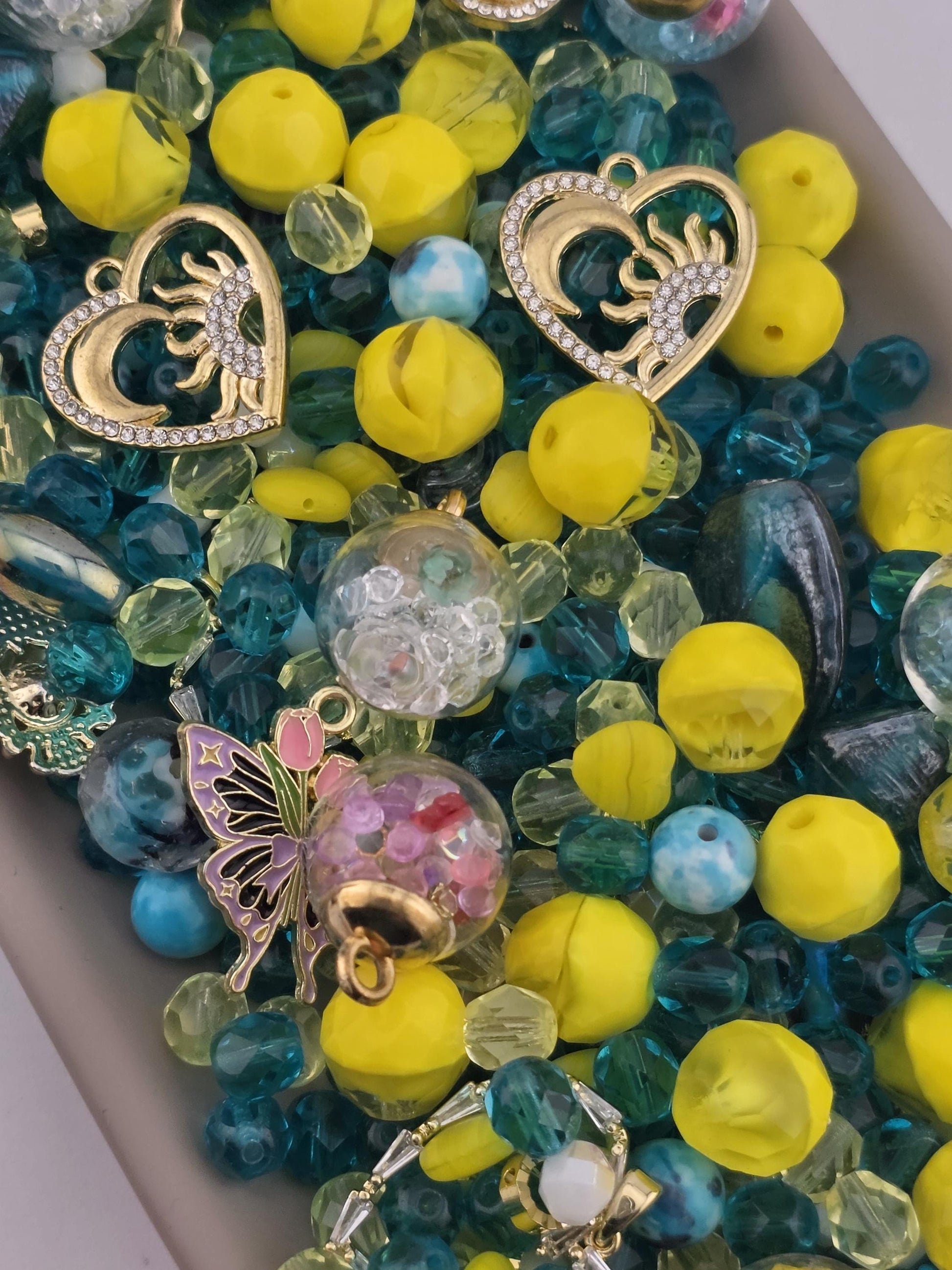 2oz Exclusive "Tropical Sunshine" Glass Bead Mix