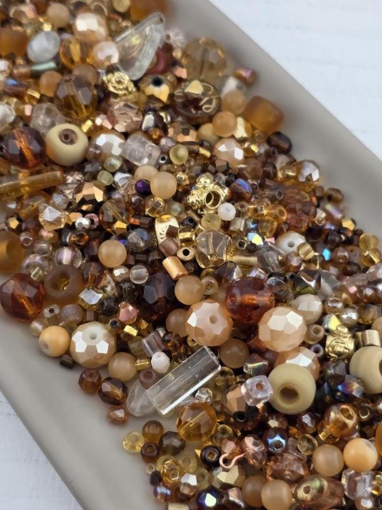 Learise Exclusive "Toffee Crunch" Glass Bead Soup Mix (56g Pkg)