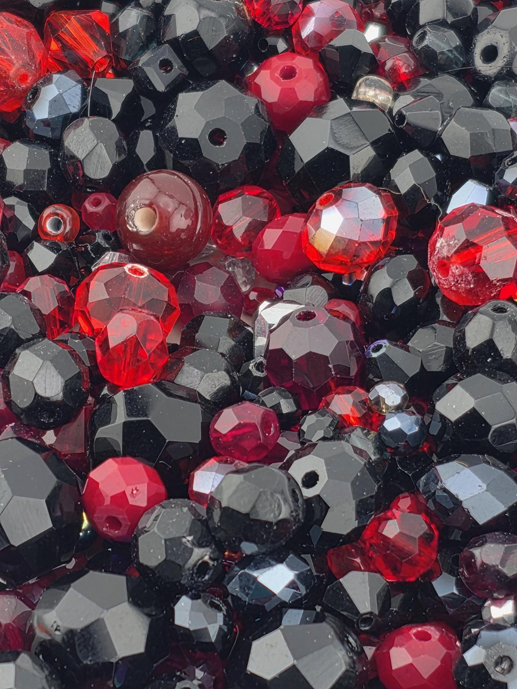 Learise Exclusive "Midnight Flame" Glass Bead Soup Mix (30g Pkg)