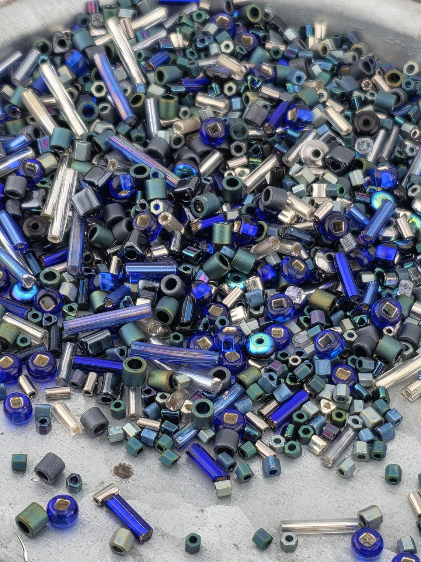 Learise Exclusive "Enchanted Indigo" Seed Bead Soup, 20