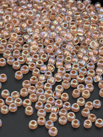 Toho Japanese Seed Beads: Sun Glow Silk Dyed (Size 11/0, 2.5" Tube ~8-9g)