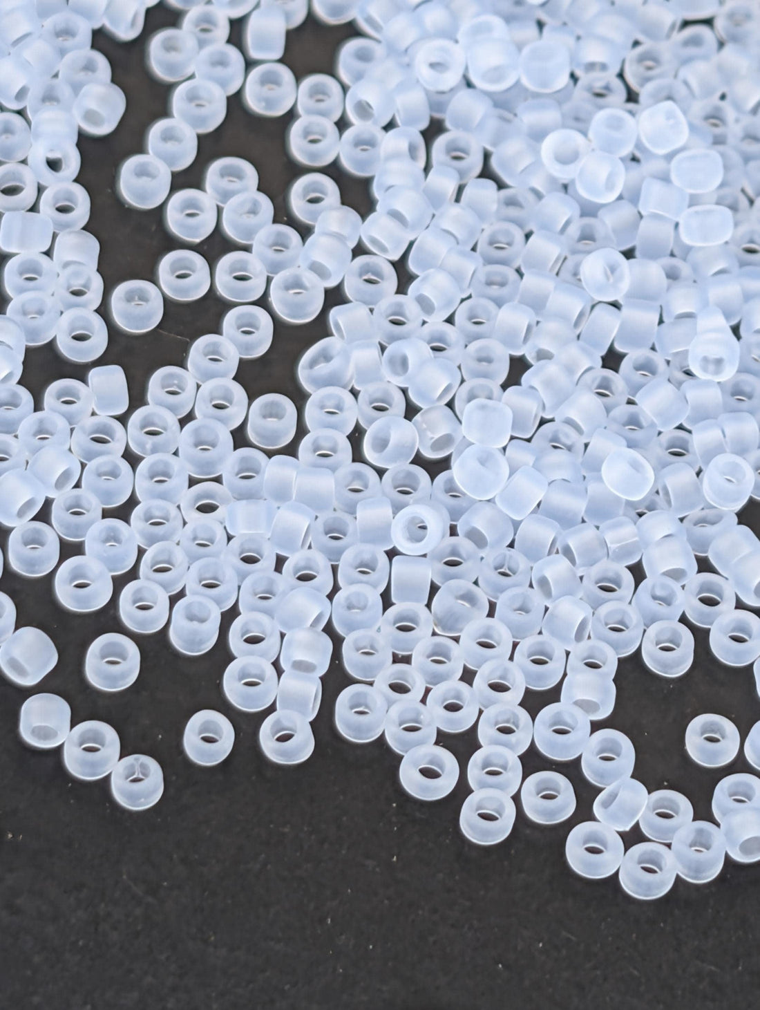 Ceylon Frosted Glacier Size 15/0 Toho Round 2.5" tube