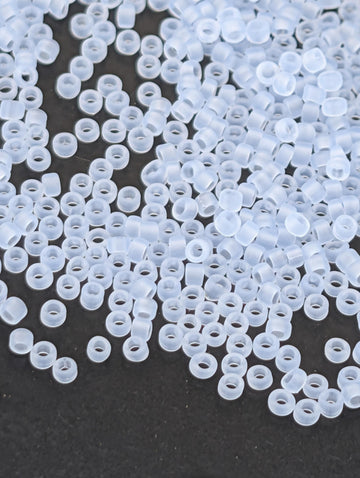 Ceylon Frosted Glacier Size 15/0 Toho Round 2.5" tube