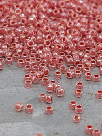 Ceylon Tomato Soup Size 15/0 Toho Round 2.5" tube