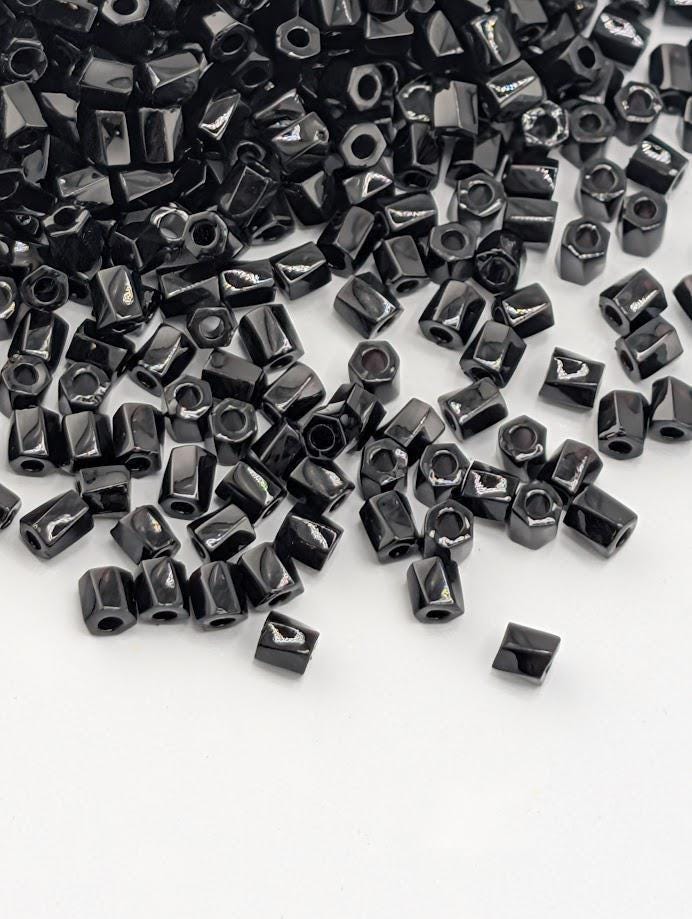 Black Opaque Miyuki Twist Size 10/0 (15g Pkg)