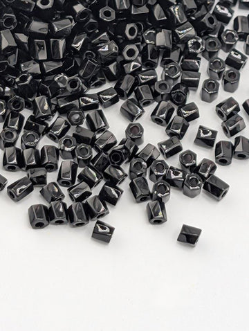 Black Opaque Miyuki Twist Size 10/0 (15g Pkg)