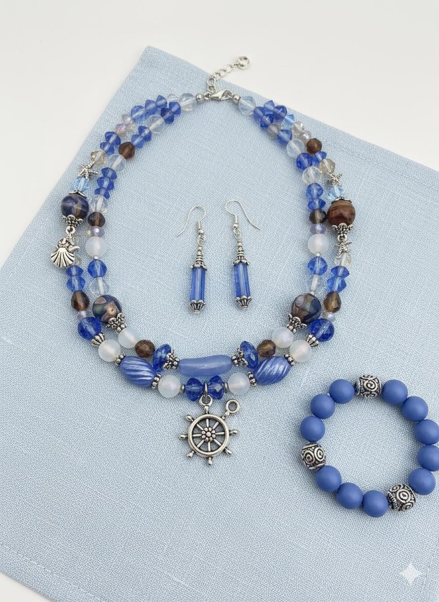 2oz Exclusive "Sandy Oceans" Glass Bead Mix